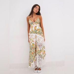 For Love and Lemons Rosalyn Maxi Dress